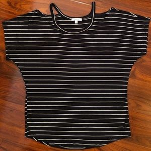 STELLA & DOT Peep Shoulder Top